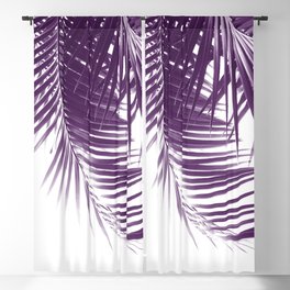 Palm Leaves Purple Vibes #1 #tropical #decor #art #society6 Blackout Curtain
