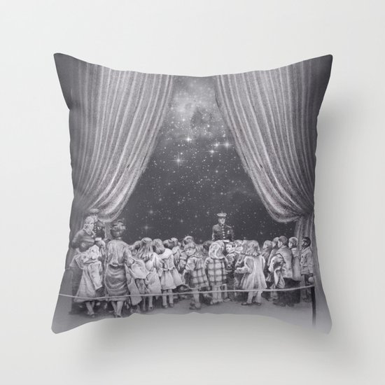 In which flash photography is discouraged Throw Pillow