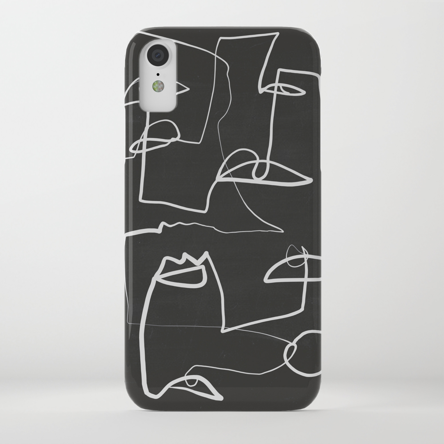 Abstract Line Art 12 2 Iphone Case By Thindesign Society6