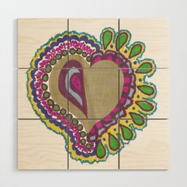 Expressive Heart Wood Wall Art