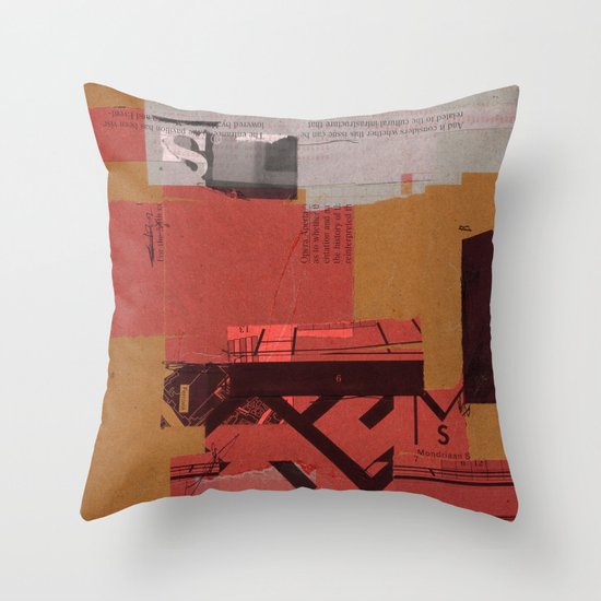 CROSS OUT #9 Throw Pillow