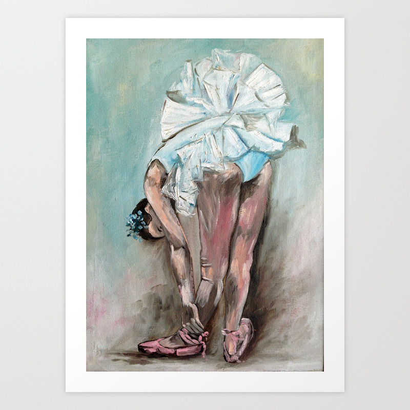 Ballerina Girls Room Fine Art Print Kids Wall Art Decor