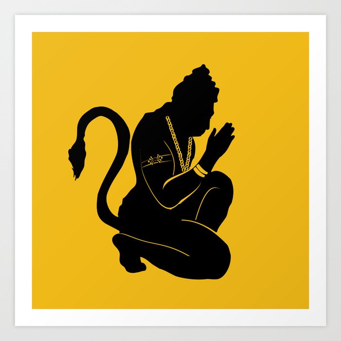 Jai Hanuman Art Print By Ialbert Society6