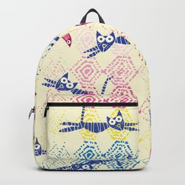 Blue Cats and Pink Fish Backpack