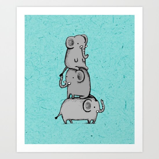 Elephant Totem Art Print