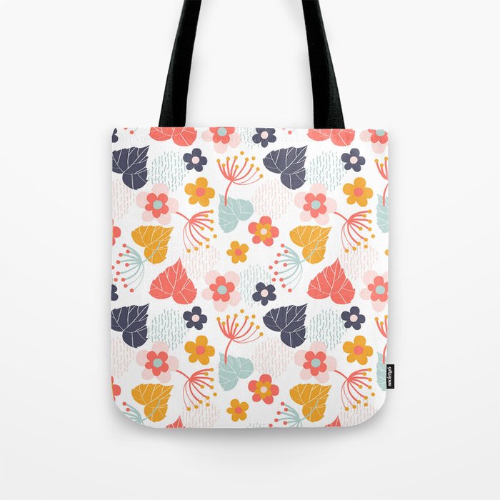 Autumn Vintage Leaves Trendy Collection Tote Bag