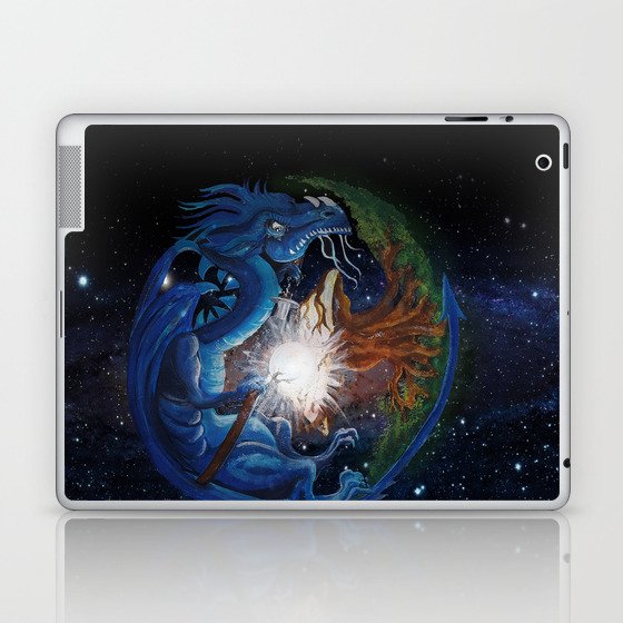Dragon S Soul And The Tree Of Life Laptop Ipad Skin By