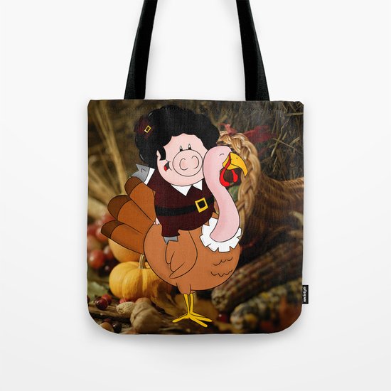 Thanksgiving turkeys Tote Bag
