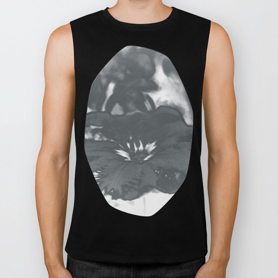 Bloom in Platinum Tone Biker Tank