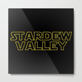 stardew valley logo Metal Print