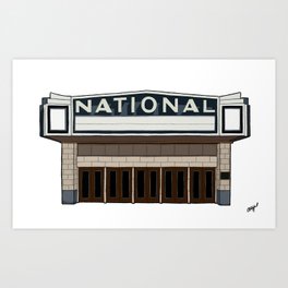 National Theater Art Print