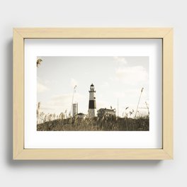 Montauk Lighthouse Recessed Framed Print