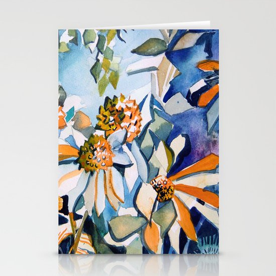 Carnival of Daisies Stationery Cards