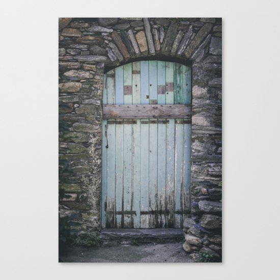 Old Blue Door II Canvas Print