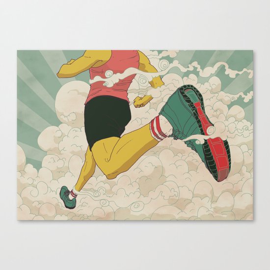 Runner Canvas Print