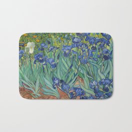 Irises, Vincent Van Gogh Bath Mat