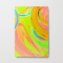 Digital design of abstract colourful of summer Metal Print