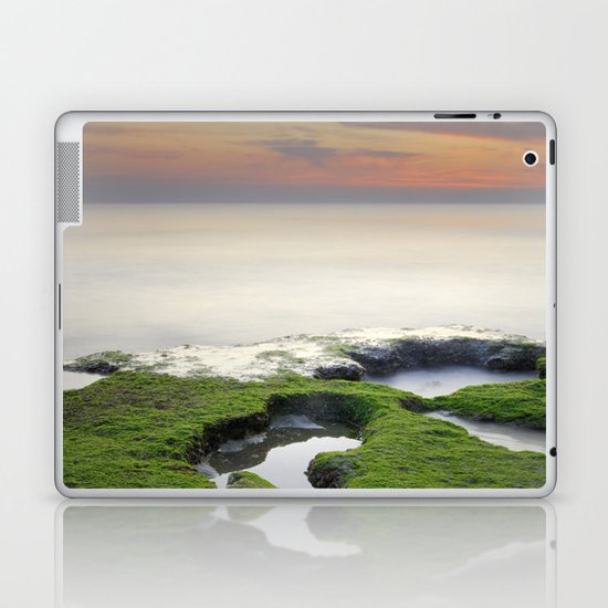 Green, white a red coast Laptop & iPad Skin