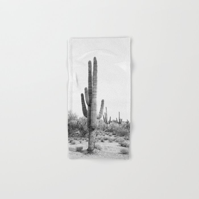 Desert Cactus BW Hand & Bath Towel