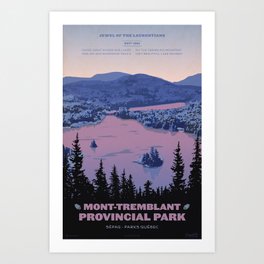 Mont-Tremblant Provincial Park Art Print