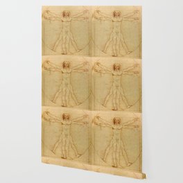 Vitruvian Man Wallpaper For Any Decor Style Society6