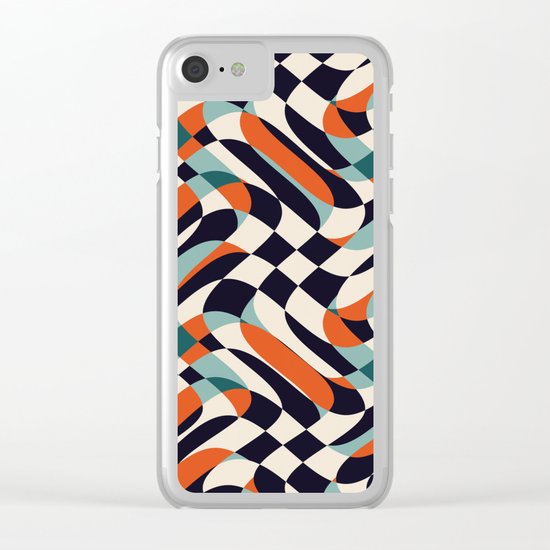 ABSTRACT 2 Clear iPhone Case