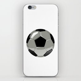 Addicted To Soccer Ball Football Player Goalie Quote slogan iPhone Skin