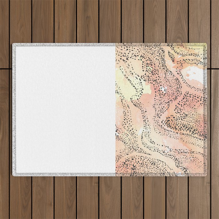 Abstract Landscape Outdoor Rug