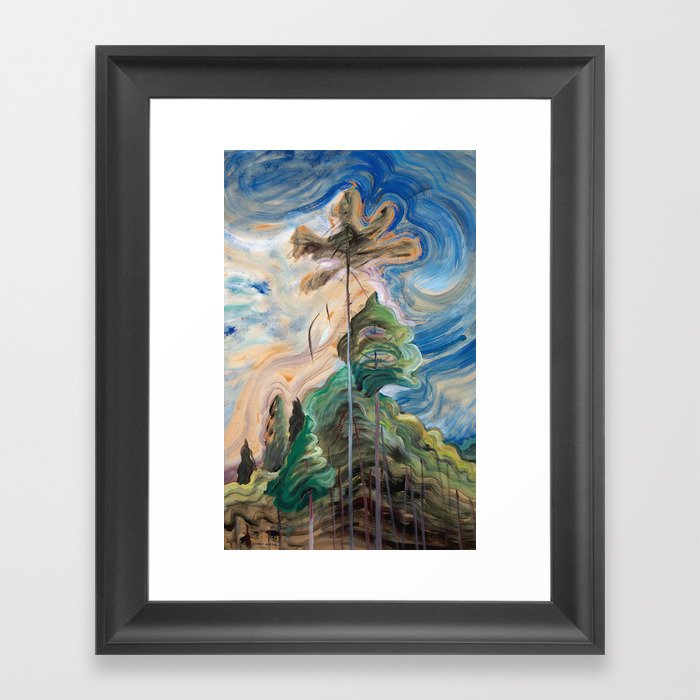 Emily Carr - Sunshine and Tumult - Canada, Canadian Oil Painting - Group of Seven Framed Art Print