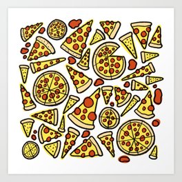 Pizza Time! Art Print