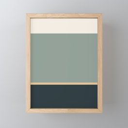 Contemporary Color Block LV Framed Mini Art Print