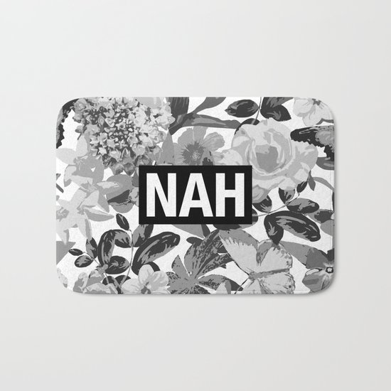 NAH B&W Bath Mat