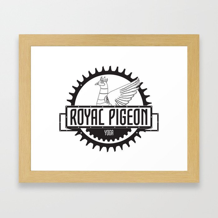The Royal Pigeon Framed Art Print
