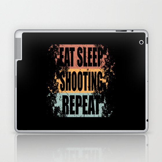 Shooting Saying Funny Laptop & iPad Skin