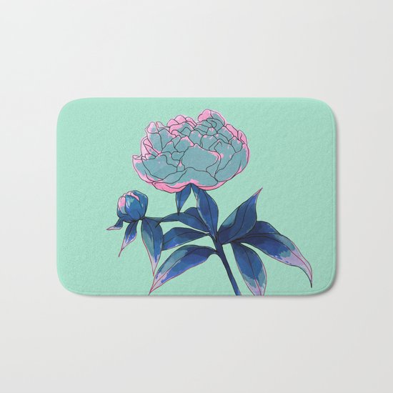 Peony Bath Mat