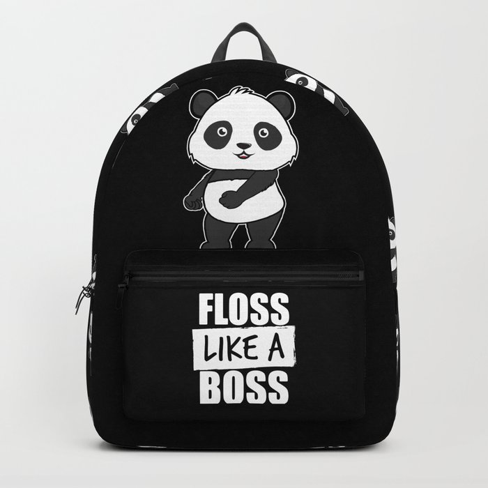 Panda Floss Like a Boss Backpack by Chilling Nation Society6