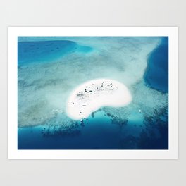 Shades of Blue | Maldives  Art Print