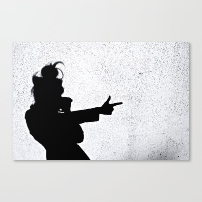 Ghost Shadow Shooter Canvas Print