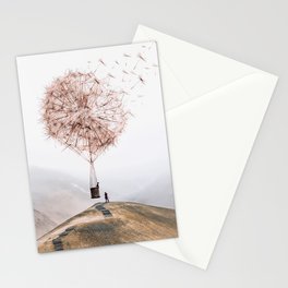 Flying Dandelion Stationery Cards