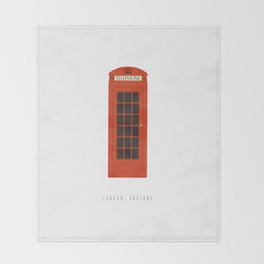 Phone Booth Throw Blankets For Any Room Or Decor Style Society6