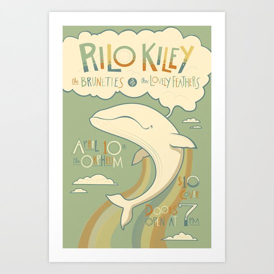 Rilo Kiley Art Print