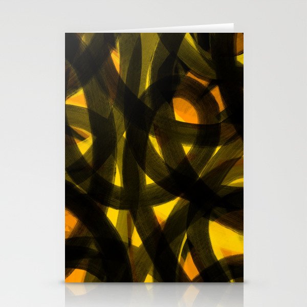 Expressionist Painting. Abstract 244. Stationery Cards