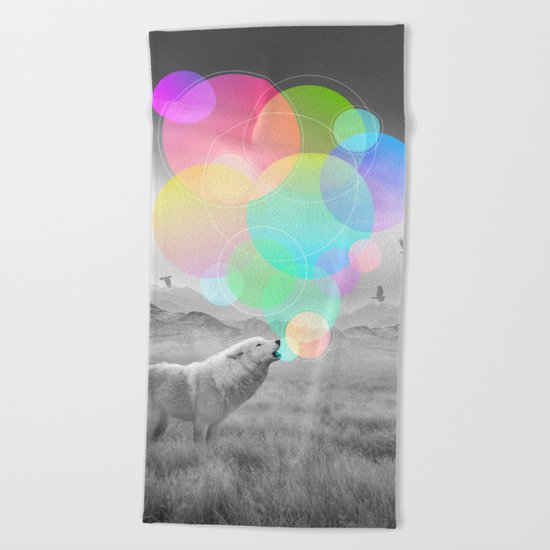 The Echoes of Silence Beach Towel