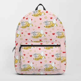Funny Valentines pun - I find you apPEELing Backpack | Valentinespun, Sweet, Cute, Funnyvalentines, Romantic, Romance, Funny, Heart, Graphicdesign, Valentines 
