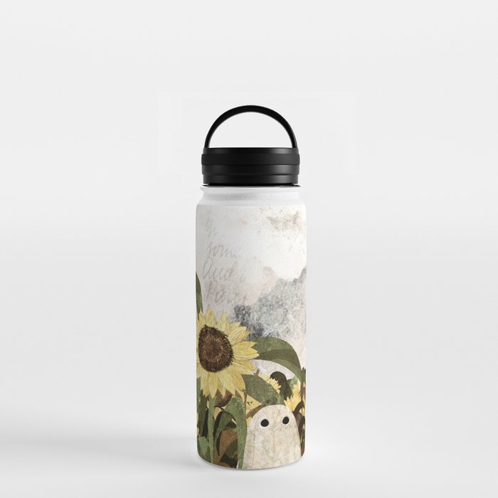 There's A Ghost in the Sunflower Field Again... Water Bottle
