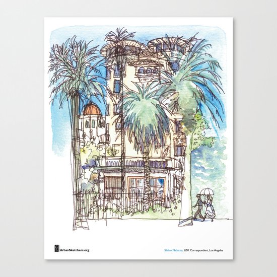 Shiho Nakaza, “Castle Green, Pasadena” Canvas Print