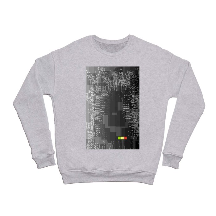 Matrix Rebellion - Black & White Crewneck Sweatshirt