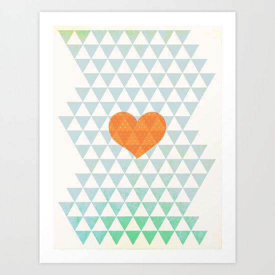 Crazy about Love Art Print