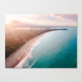 Australia Coastlline from Above Canvas Print
