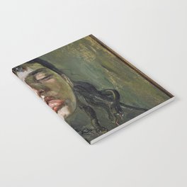 The head of Medusa vintage art Notebook